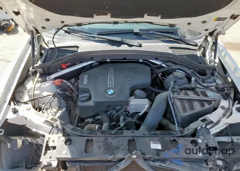 2017 BMW X3 Sdrive28I z USA, uszkodzony, nr VIN 5UXWZ7C33H0X38996